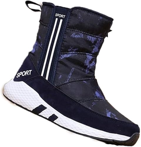 Amazon ヤク スノーブーツ レディース ダウンブーツ エアクッション 柔らかい レインブーツ 裏起毛 超防寒 雪靴 マジクテープ 防水 防滑 軽量 ロングブーツ キルティング 中綿 長靴 ウインターブーツ スノーシューズ ブーツ ブーティ