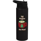 Egg Noggles the Mind! Stainless Steel Insulated Water Bottle