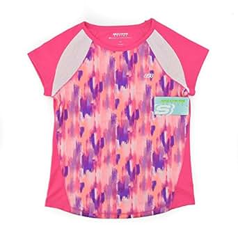 Skechers t shirt womens pink Clearance