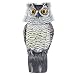 Gardaner Owl Decoy Rotating Head Owl,Natural Enemy Scarecrow Deterrent Crow Bird Control Repellents