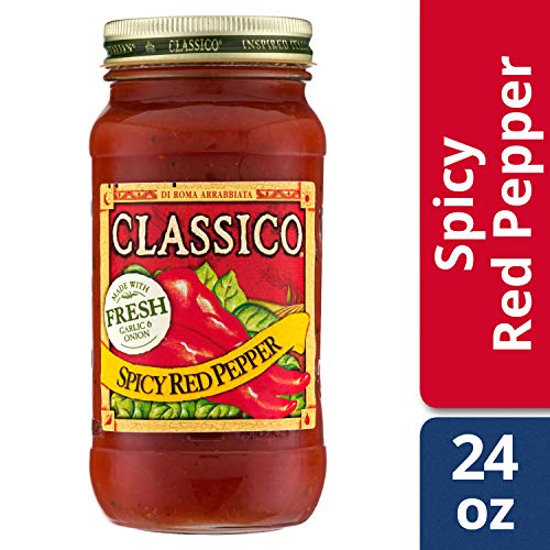 Classico Spicy Red Pepper Tomato Pasta Sauce (24 oz Jar) - Thumbnail 3