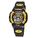 Kids Outdoor Sports Watch LED Digital Waterproof Outside Sports Watch for Children Girls Boys -Yellow