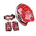 TCT-MT Helmets+Goggles & Gloves DOT Youth Motocross Helmet Goggles & Gloves Red Spider Net Dirt Bike ATV Motocross Helmet X-Large