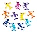 Neliblu Why Worry? Be Happy! Bulk Toys 1 Dozen Smile Face Men Bendables - Smile Face Bendable Figures - Party Favors - Goody Bag Stuffers - Pinata Fillers