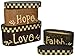 Your Hearts Delight Faith Hope Love Nesting Boxes, 7-1/2 by 3-1/2-Inch