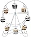 8 Count Ferris Wheel Cupcake Stand Holder Display by Cooking Upgrades