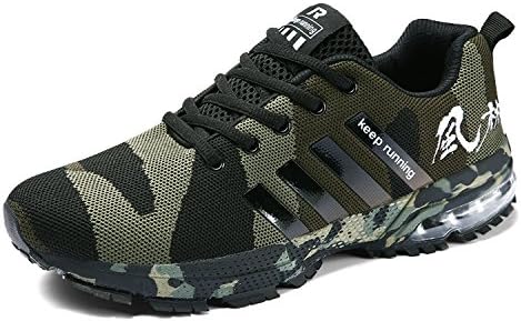 Senbore Men Casual Sports Shoes Air Trainers Fitness Flats Running Athletic Competition Sneakers