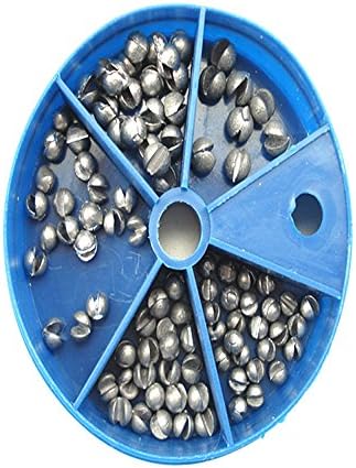 South Weekend Round Floor Rack Storage Fishing Egg Bullet Rig Sinkers Angling Lead Weight Split Shot Box