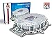 Olympique Lyonnais Groupama Stadium 3D jigsaw puzzle (kog)