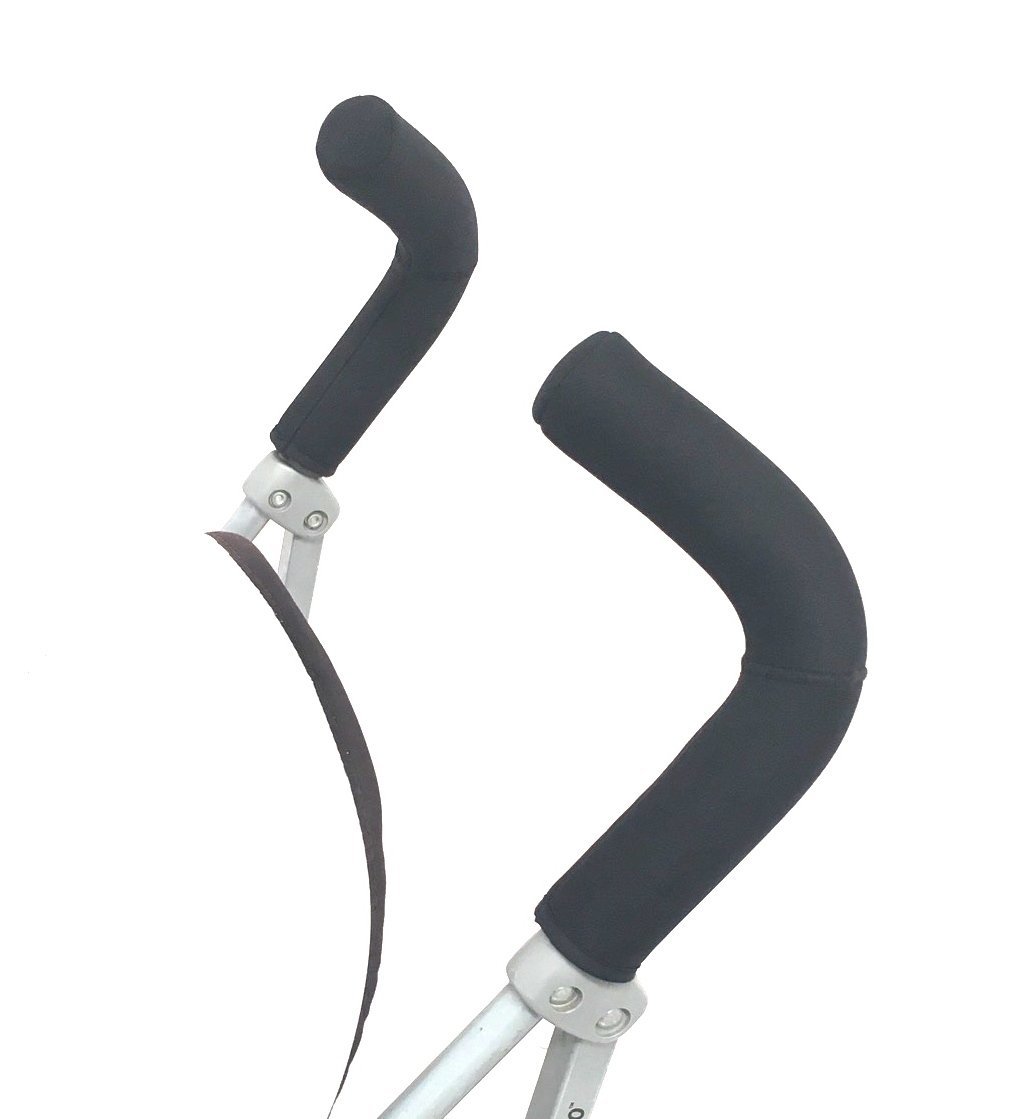 PROTEC TIF | Universal Neoprene Fitted Covers for Pushchair Handles Compatible with Maclaren (to Slip on The Original Rubber)