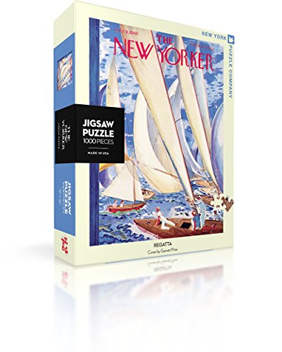 New York Puzzle Company - New Yorker Regatta - 1000 Piece Jigsaw Puzzle