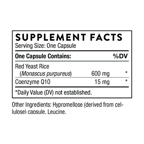 Thorne Choleast Red Yeast Rice Extract Supplement with CoQ10