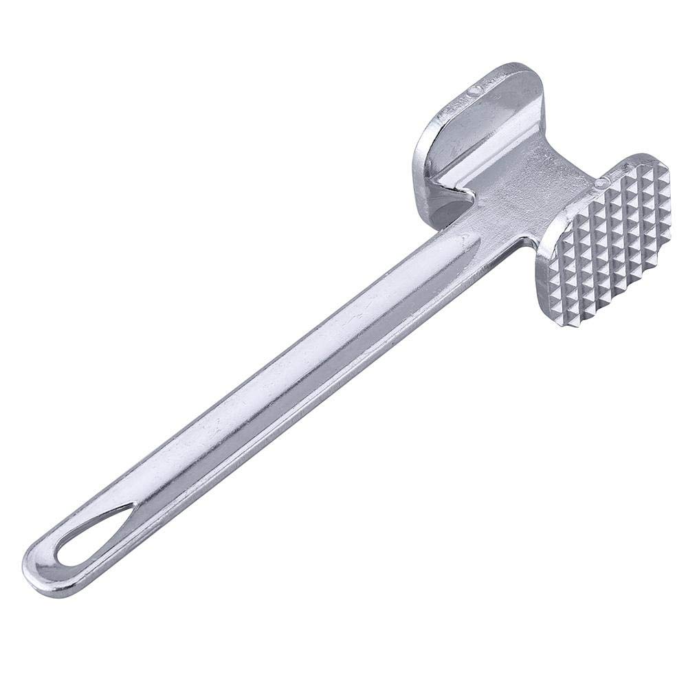 Meat Tenderizer Dual-Sided Stainless Steel Dual-Sided Meat Tenderizer Mallet/Hammer/Pounder Heavy Duty Hammer Mallet Tool
