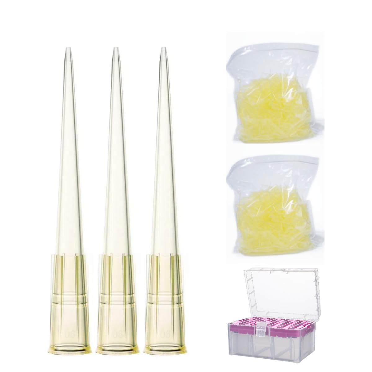 A-GEN 200ul Pipette Tips -1000PCS x2