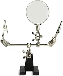 WWZMDiB Helping Hand Magnifier Adjustable 5X