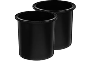 Milisten Cup Holder for Car: 2pcs Plastic Drop-in Drink Cup Holder Insert for Poker Table Cinema Seat Sofa Yacht Boats Cars T
