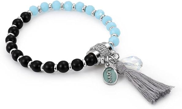 Regali Di Natale Yahoo.Yahoo Bracciale Da Donna Multicolore Con Pietre Naturali E Perle Chakra Amazon It Bellezza