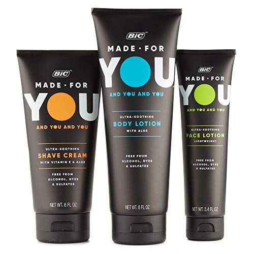 Made For YOU Shaving Cream for Men and Women - Shave Cream with Aloe Vera, Vitamin E, Argan Oil to Help Moisturize and Protect Skin - Premium Unisex Skin Care and Shaving Products - Thumbnail 5