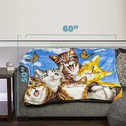 Dawhud Direct Kitten Fleece Blanket - Queen Size