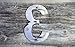 QT Modern House Number - LARGE 8 Inch - Brushed Stainless Steel (Number 3 Three), Floating Appearance, Easy to install and made of solid 304