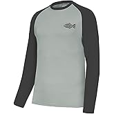 Riverruns Sun Protection Long Sleeve Shirts Rash Guard Shirts Ice-Cool Quick Dry Swim Shirt Fishing Sports Shirt#1013