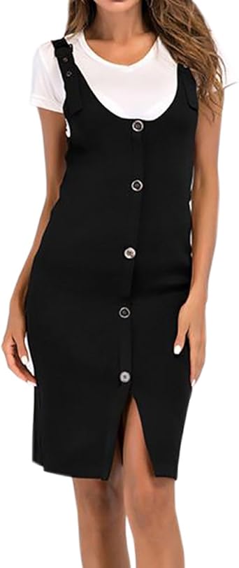 button down jumper dress