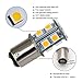 GRV Ba15d 1142 1076 13-5050SMD Warm White LED Bulb DC12V RV Light Bulbs Interior,Replacement for 12Volt Turn Single Light Bulb,Travel Trailer,Boat Lights,Camper Light Bulbs (Pack of 2)