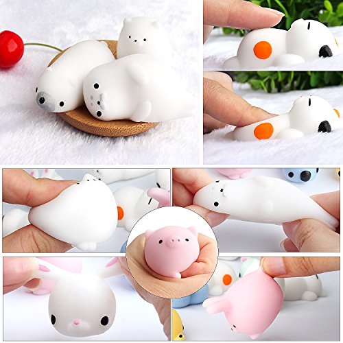 6 Squishies+Kawaii+Outee+Animals+Squishy