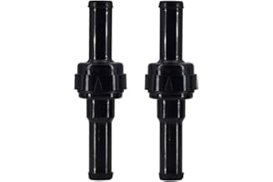 BBTUS 5/16" 9mm PA66 Automotive Oil Line Spring Check Valve, High Temperature and Corrosion Resistance one-way Car Fuel Oil Pump Check Valve