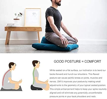 ALEILA Cojín de meditación Zafu, Funda de Yoga extraíble ...