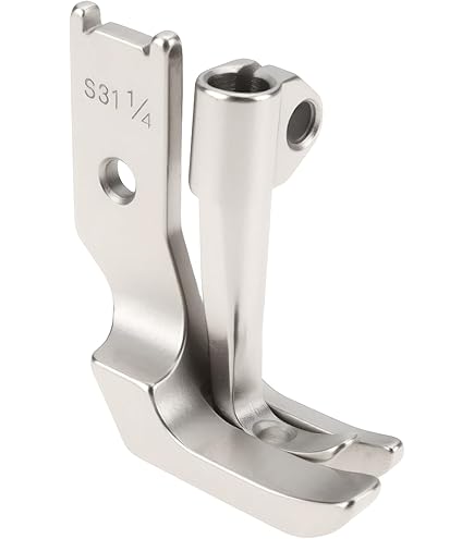 Pied-De-Biche À Rouleau - QIILU - Convient à La Machine à Coudre Plate - Pas De 5,6 - Acier Fin