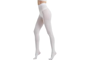 CACCICO 80D Semi Opaque Tights for Women Stretchable High Waist Womens Stockings Soft Pantyhose with 20+ Colors