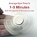 Moopai The Anti-Anxiety Fidget Spinner Helps Focusing Fidget Toys Premium Quality EDC Focus Toy for Kids & Adults Best Stress Reducer Relieves ADHD Anxiety and Boredom (White)