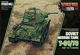 Meng World War Toons Soviet Medium Tank T-34/76 Q Edition Plastic Kit #WWT006