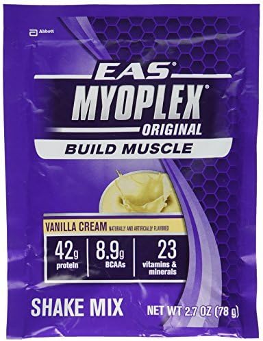 EAS Myoplex Original Nutrition Shake, Vanilla Cream, Pack of 42 by EAS