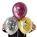 Potter Party Birthday Balloons Wizard School Decoration Supplies, 30pcs, Latex Gold, Silver, Maroon