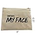 Cosmetic Makeup Bag - TWO PACK - Case for Make Up - Trend Clutch (Contains my face/lips and lashes)