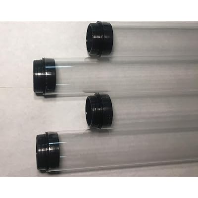 T-8 48" Clear Tube Guard with END CAPS; 4 Tube Guards per Carton