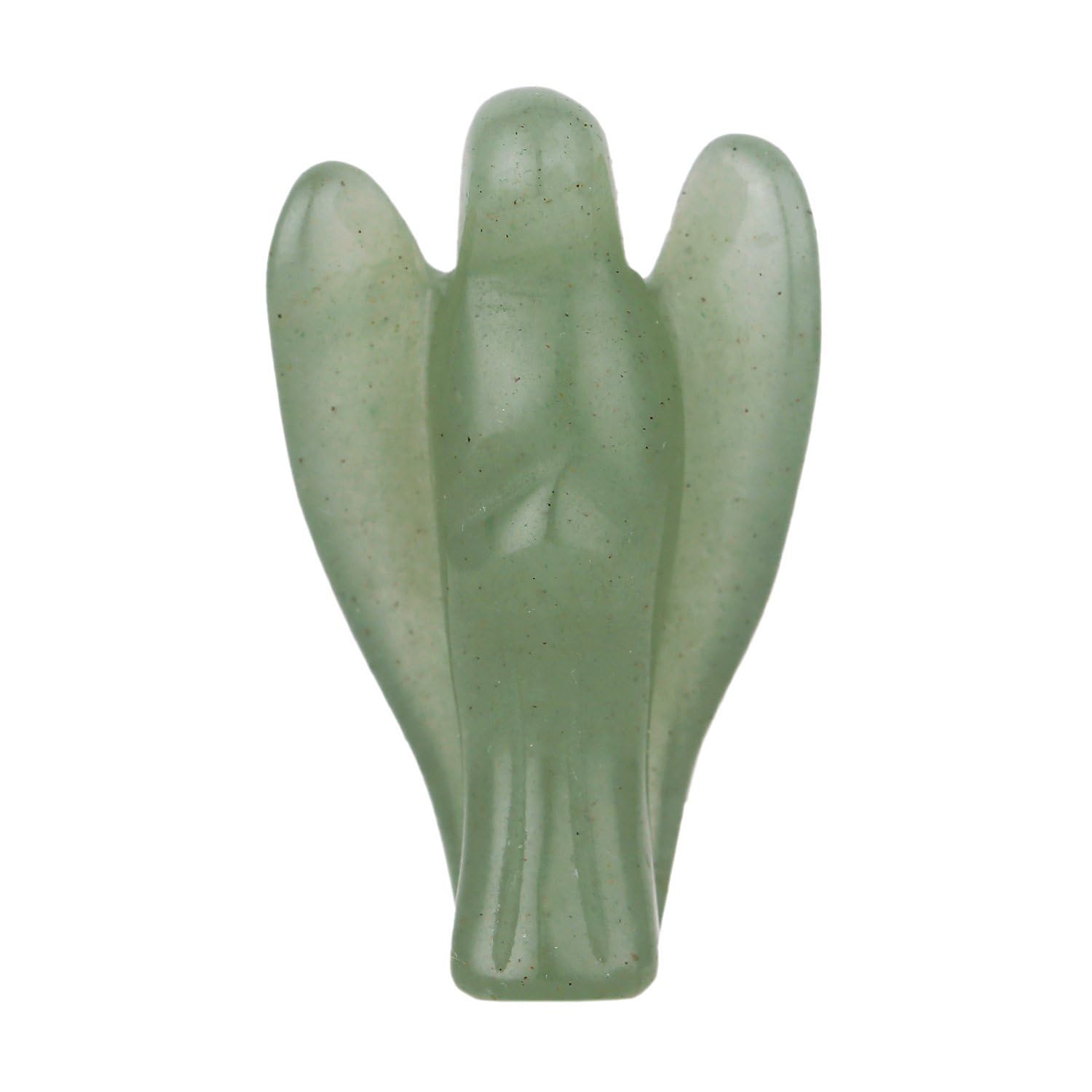 Morella Gemstone Aventurine Angel Good Luck Charm Guardian Angel to take with You 3,5 cm in a Velvet Bag — image 1