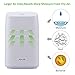 KEDSUM Electric Small Dehumidifier with 24.6 oz Capacity, 1500 Cubic Feet (160 sq ft), Compact and Portable Dehumidifiers for Moisture in Home, Kitchen, Bedroom, Basement, Office