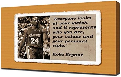 Kobe Bryant Quotes 4 - Canvas Art Print - Wall Art - Canvas Wrap