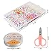 Phogary Children DIY Beads Set(500pcs), DIY Bracelets Necklaces Beads for Jewellery Making for Kids Bead Necklace Bracelet Making Kit As Beads Gift Kit for Girls