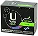 U by Kotex Click Compact Tampons, Super Absorbency, Unscented, 72 Count