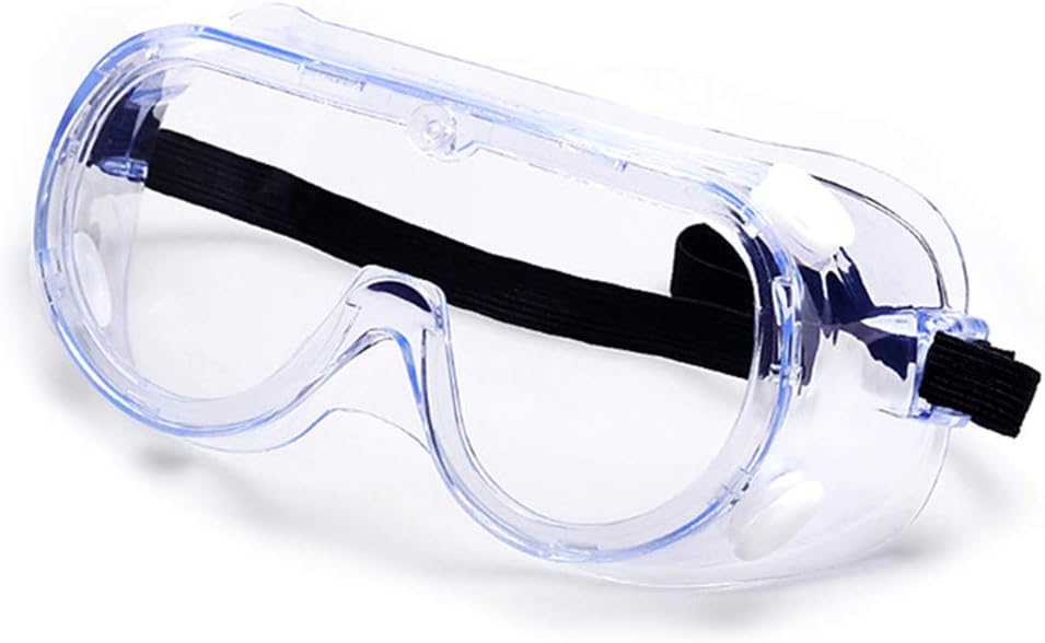 chuwa Protective Safety Goggles Work Eye Protection Saliva Dustproof PVC Transparent Safety Glasses Safety Protection Articles