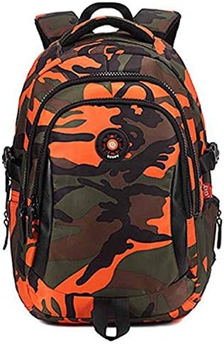 FREEML New School Bag Primary School Students Camouflage Shoulder Bag Children and Men Travel Bag Outdoor Sports Backpack