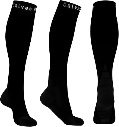Calves Kelson 2 Pairs Compression Socks 20-30 mmHg for Men Women Travel Run