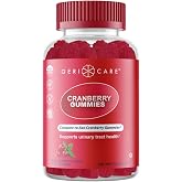 GeriCare Cranberry Gummies Compare to Azo, Naturally Sourced Cranberry Extract for UTI &amp; Bladder Health, Antioxidant Support, Non-GMO | Gluten-Free | Vegan | Gelatin-Free | Naturally Sourced, 60 Count