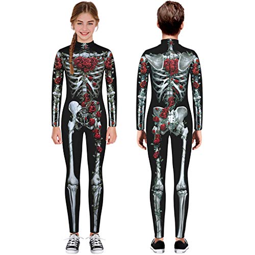 Pusheen Costumes Halloween -  Spring Color  Kid's Glow in The Dark Skeleton Bodysuit Halloween