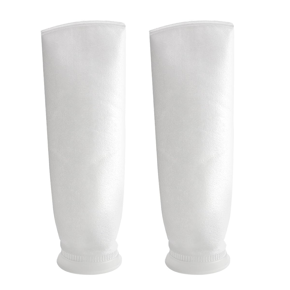 ZJIVQO 2PCS 4 Inch 200 Micron Aquarium Filter Socks,Fish Tank Filter Socks,Pond Filter Socks,Reusable Filter Bags for Water Filter Liquid Filter Socks