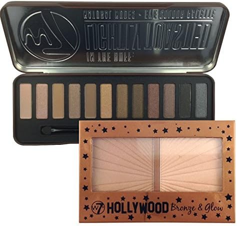 W7 In The Buff Lightly Toasted Eyeshadow Palette &amp; Hollywood Bronze And Glow Set by W7